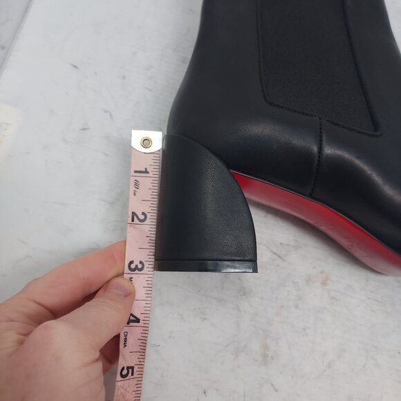 Christian Louboutin Black Leather Turelastic Chelsea Boot - Picture 13 of 13